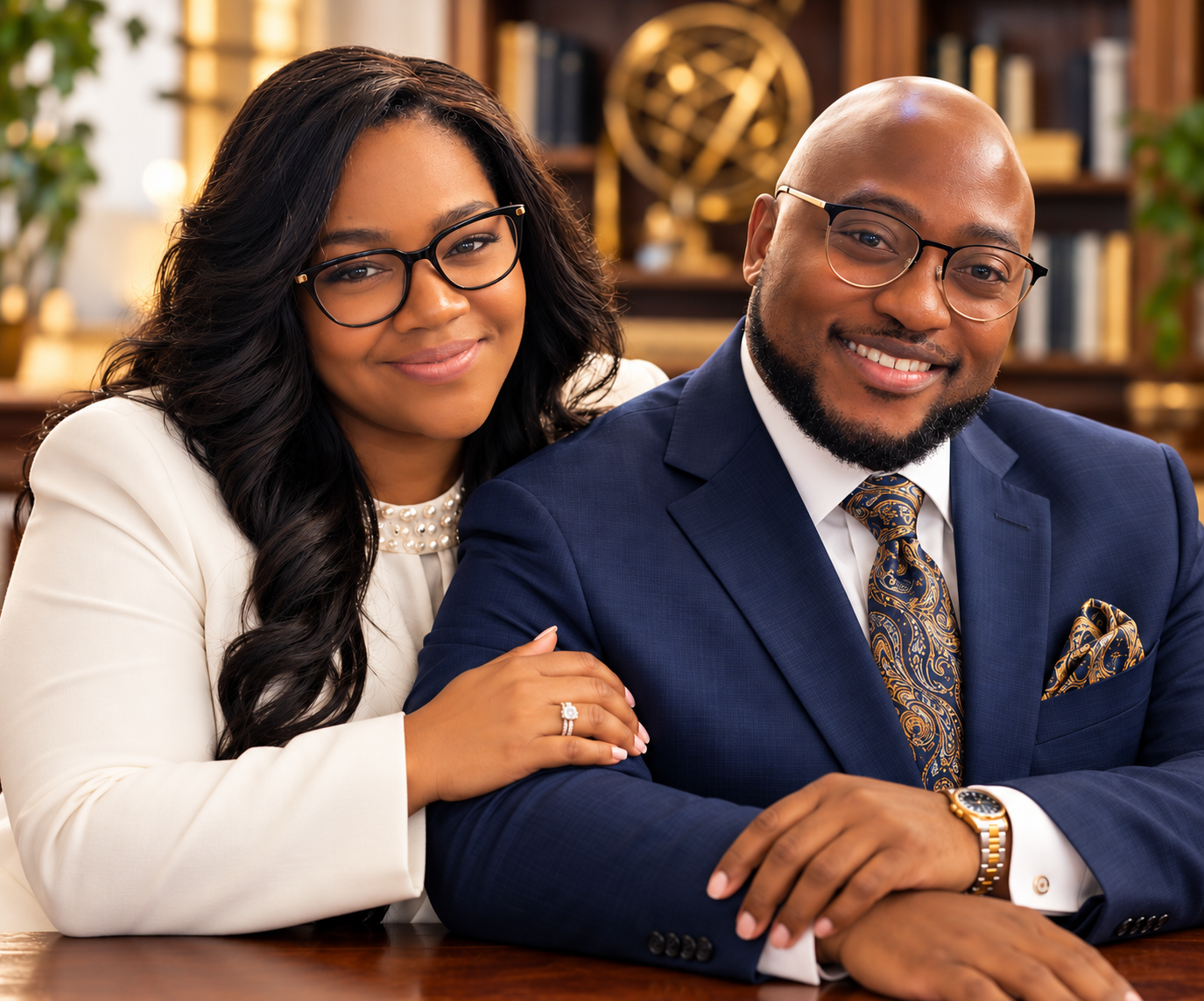 Mrs. Brittany C. Hinton and Dr. Arthur T. Hinton III